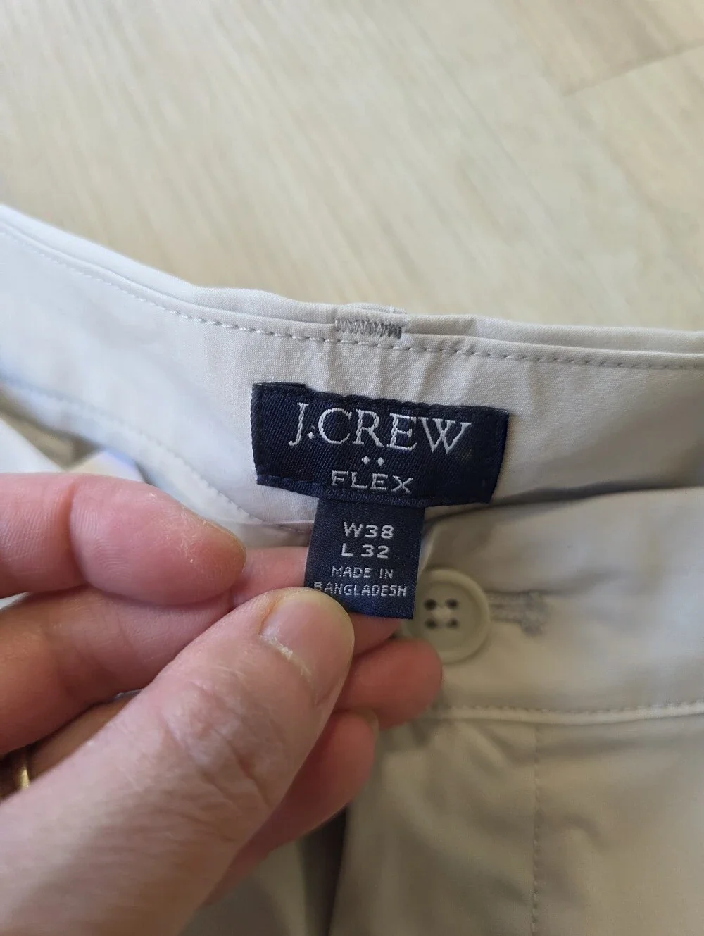 J. Crew Straight-fit Tech Chino Pant Size W38L32 Beige